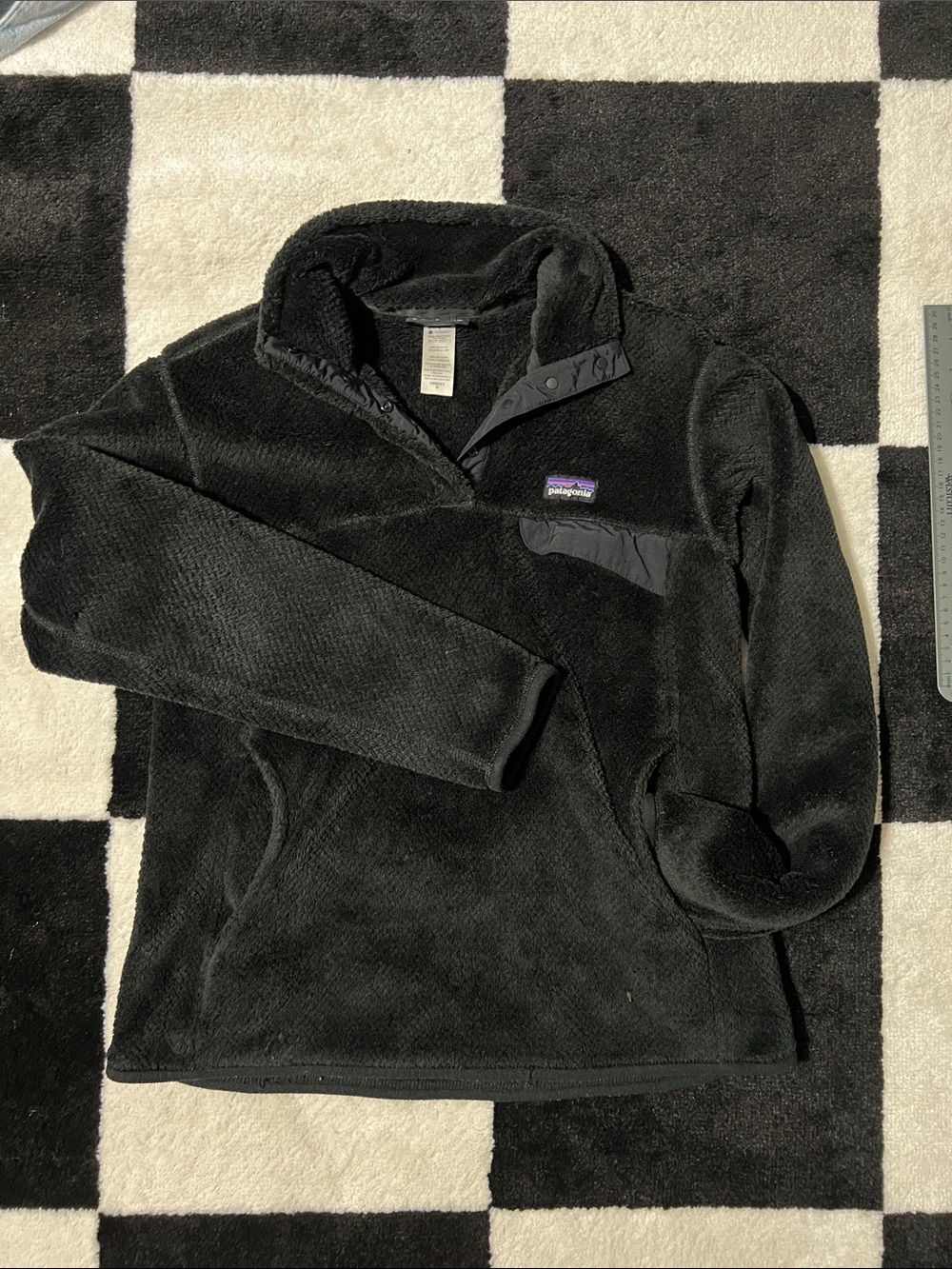 Patagonia Black Fleece Pullover Crew Neck